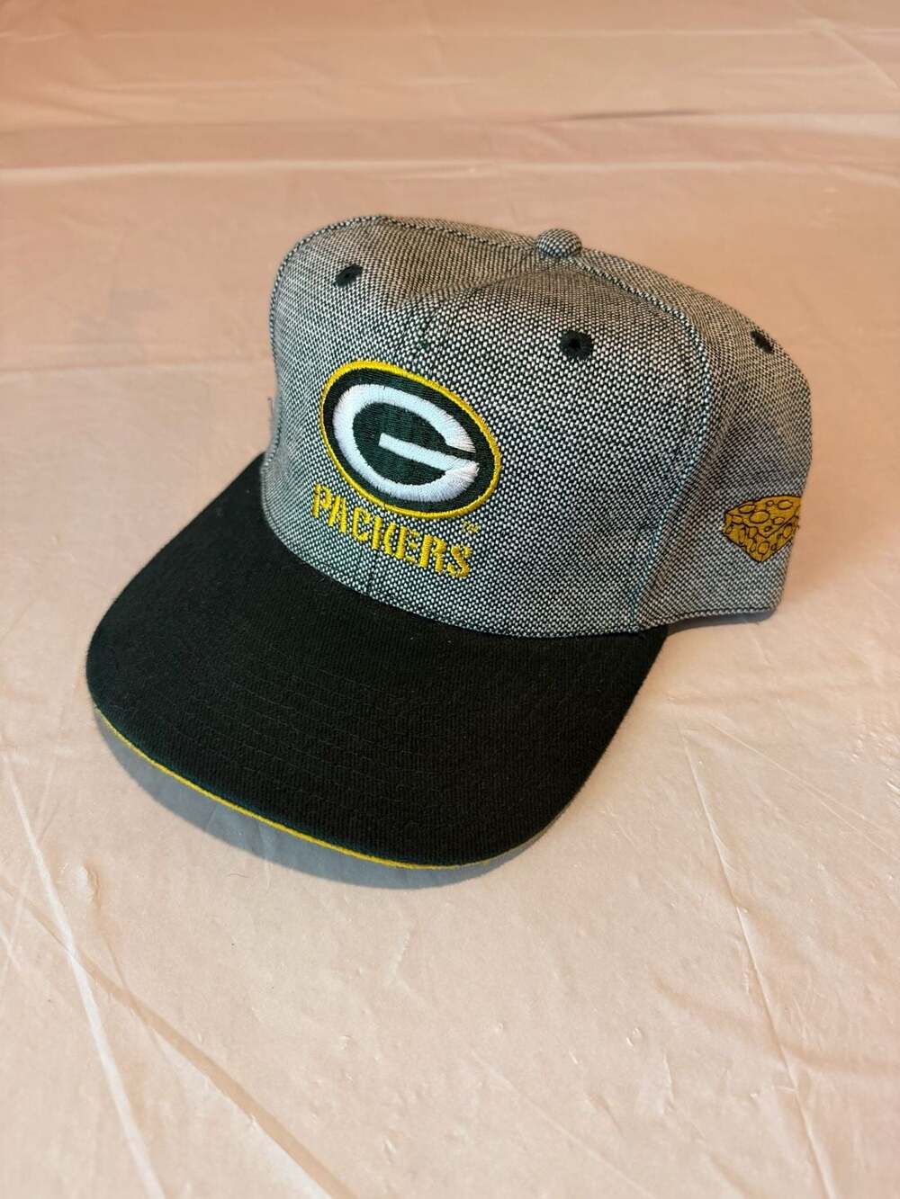 Vintage Green Bay Packers Citgo Cheesehead Strapback Hat Mens 90s